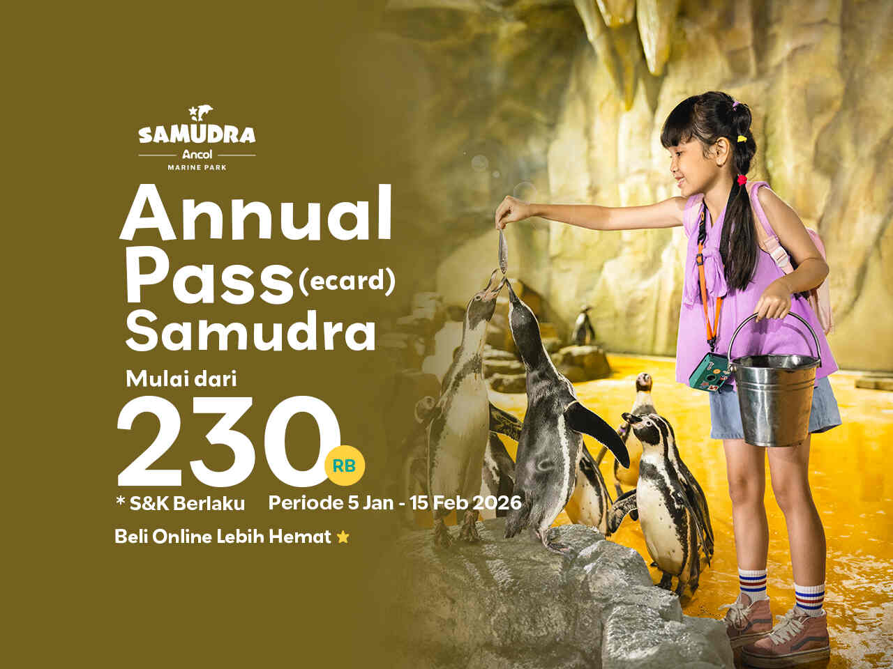 GRATIS main setiap hari bersama Satwa Satwa unik di Samudra Ancol!